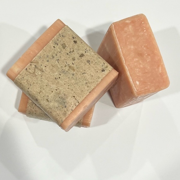 Hand Crafted Himalayan Salt Oatmeal and Rose Oil Soap - Picture 1 of 5